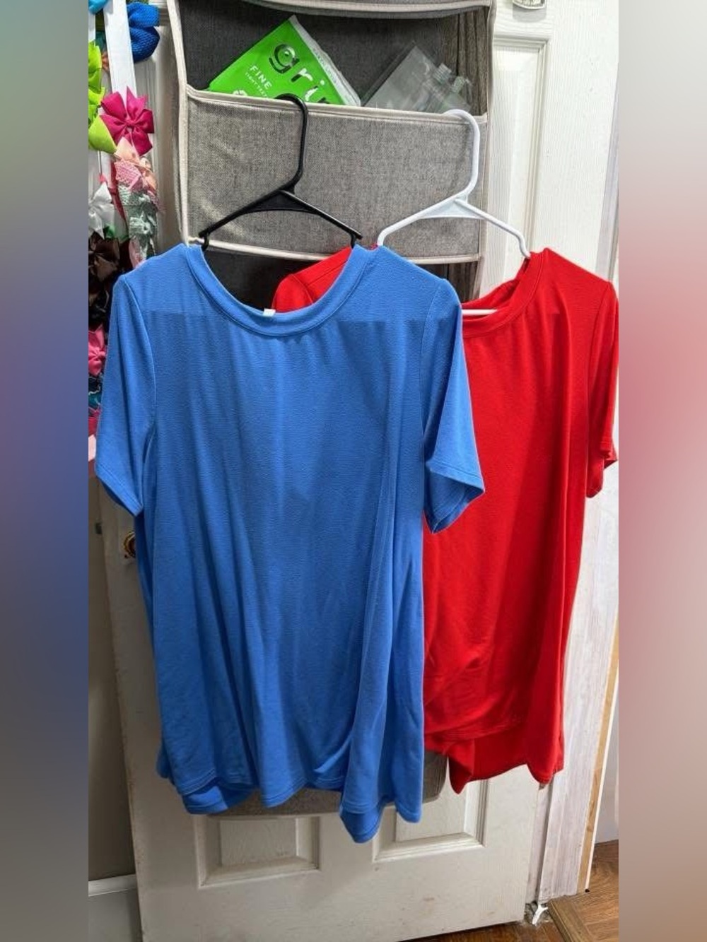 Women’s crown & ivy tops - red and blue